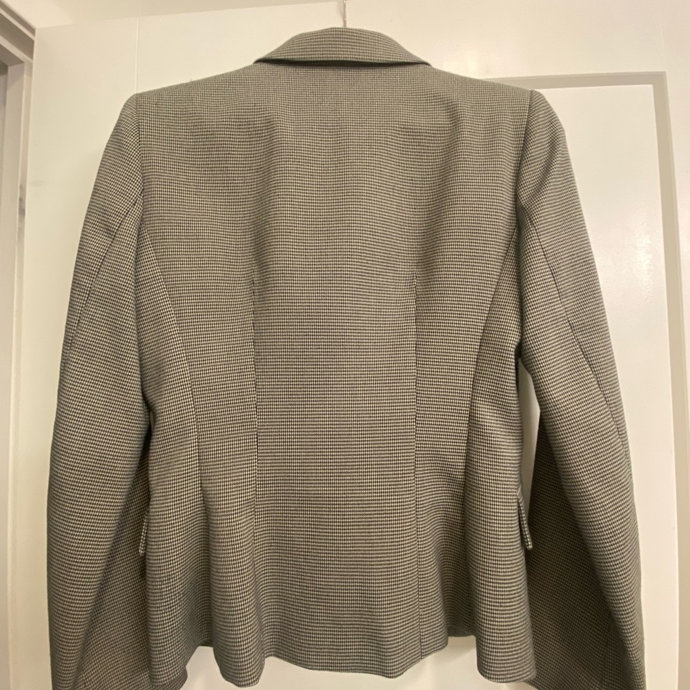 Mango Classic Gray Checked Blazer - image 2